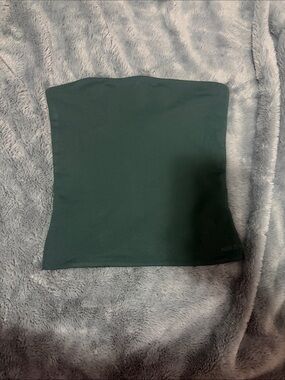 Aritzia Dark Green Strapless Tube Top